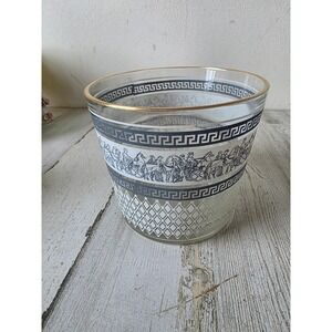 Vintage Wedgewood glass blue Jeanette ice bucket bowl container vase centerpiece